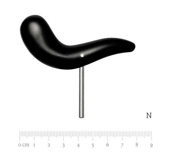 Handrest with pin, plastic N