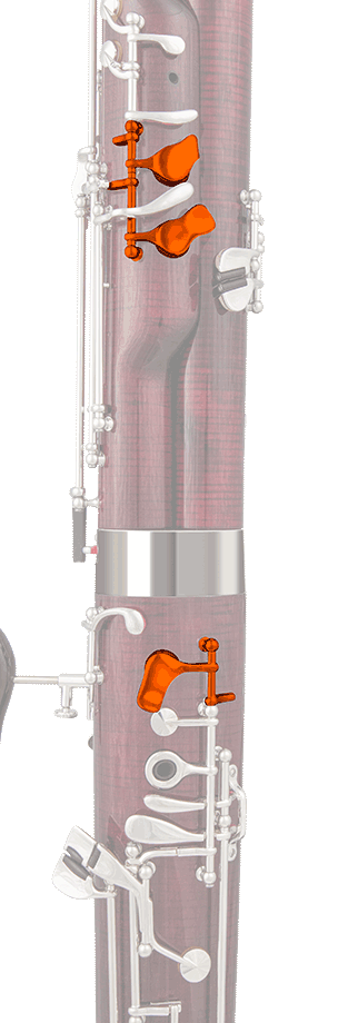 Covered finger holes with spatulas